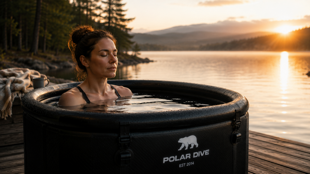 Calm person in a Polar Dive