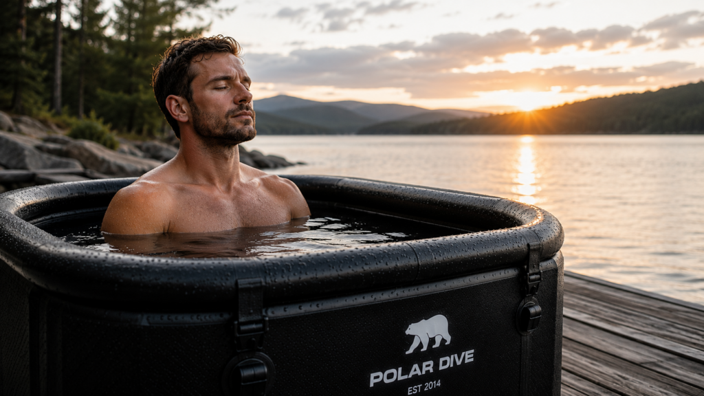 Sunset Polar Dive cold plunge
